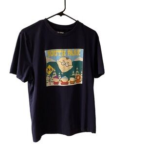 South Park Graphic T-Shirt - Navy boys Large NWT